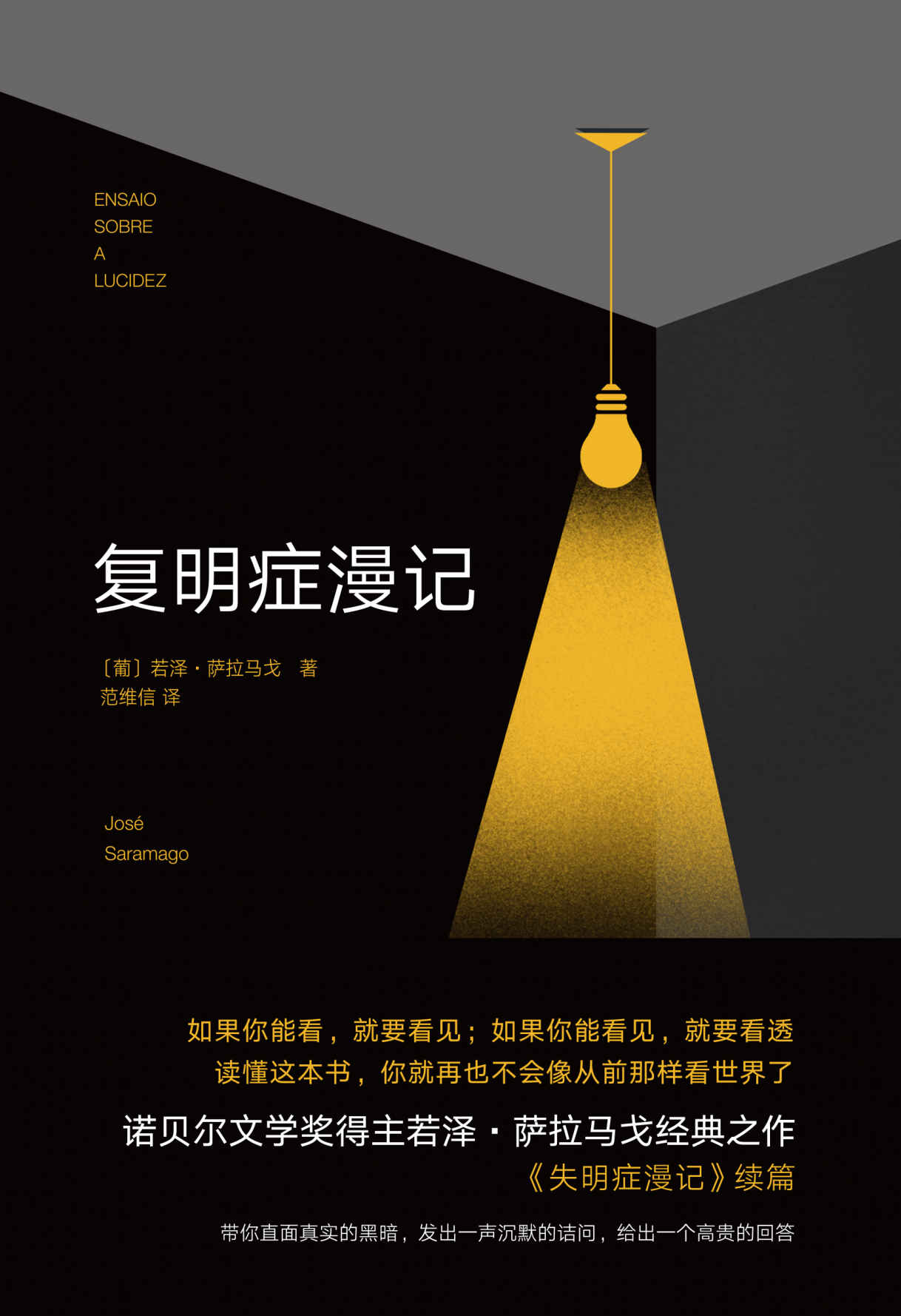 复明症漫记（《失明症漫记》续篇，诺贝尔文学奖得主经典之作，续写那座曾经陷入地狱的城市的故事。） (诺奖若泽·萨拉马戈作品精选 2)