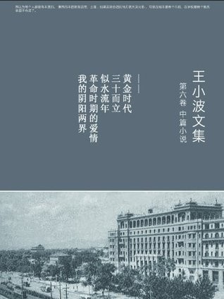 王小波文集第六卷 中篇小说——黄金时代 三十而立 似水流年 革命时期的爱情 我的阴阳两界
