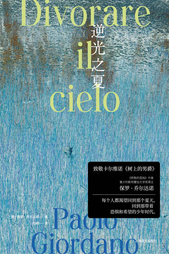 逆光之夏【上海译文出品！《质数的孤独》作者、粒子物理学博士乔尔达诺作品！致敬卡尔维诺《树上的男爵》！】